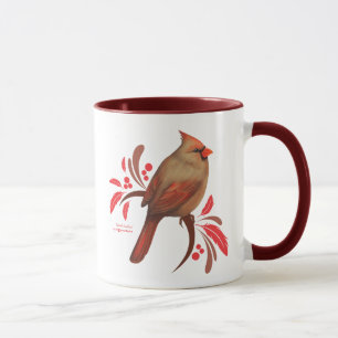 (鳥)ショウジョウコウカンチョウ女性 マグカップ