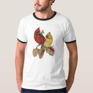 (鳥)ショウジョウコウカンチョウ対 Tシャツ