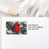 （鳥）ショウジョウコウカンチョウ差出人住所ラベル ラベル (インサイチュ)