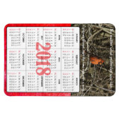 (鳥)ショウジョウコウカンチョウ引用文2018カレンダー磁石 マグネット (横)