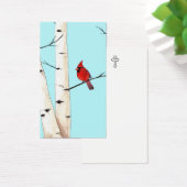 （鳥）ショウジョウコウカンチョウ悔やみや弔慰葬儀記念祈りの言葉カード  (デスク)