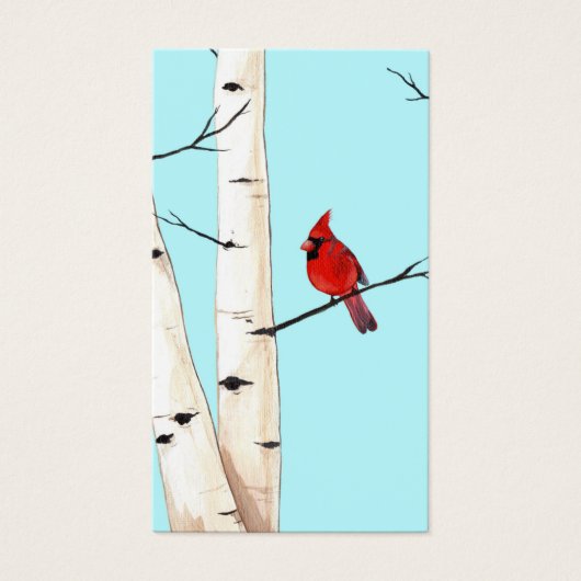 （鳥）ショウジョウコウカンチョウ悔やみや弔慰葬儀記念祈りの言葉カード  (正面)