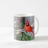 (鳥)ショウジョウコウカンチョウ春ウッズ コーヒーマグカップ (正面右)