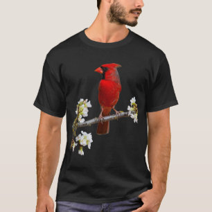 (鳥)ショウジョウコウカンチョウ最高のHD北(鳥)ショウジョウコウカンチョウバードレッドカルダン Tシャツ