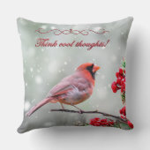 （鳥）ショウジョウコウカンチョウ枕 クッション (裏面)