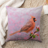 （鳥）ショウジョウコウカンチョウ枕 クッション (ブランケット)