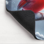 (鳥)ショウジョウコウカンチョウ歌唱(音符) マウスパッド (コーナー)