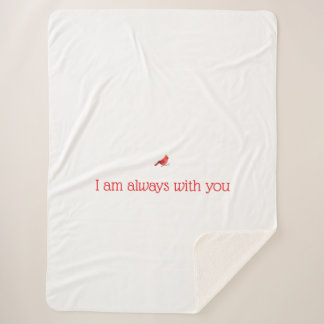 （鳥）ショウジョウコウカンチョウ毛布 シェルパブランケット