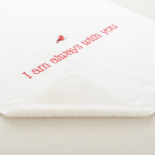 （鳥）ショウジョウコウカンチョウ毛布 シェルパブランケット (3/4)