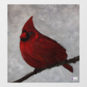 （鳥）ショウジョウコウカンチョウ窓デカール ウィンドウサイン (シート)