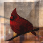 （鳥）ショウジョウコウカンチョウ窓デカール ウィンドウサイン (シート2)