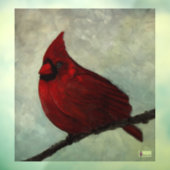 （鳥）ショウジョウコウカンチョウ窓デカール ウィンドウサイン (シート3)