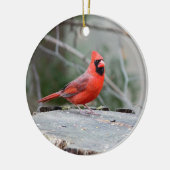 （鳥）ショウジョウコウカンチョウ紋 セラミックオーナメント (左)