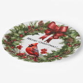 (鳥)ショウジョウコウカンチョウ紙プレート ペーパープレート (アングル)