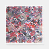 （鳥）ショウジョウコウカンチョウ紙吹雪パーティーナプキン スタンダードランチョンナプキン (正面)