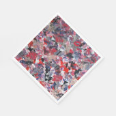 （鳥）ショウジョウコウカンチョウ紙吹雪パーティーナプキン スタンダードランチョンナプキン (角)