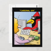 (鳥)ショウジョウコウカンチョウ罪 ポストカード (正面/裏面)