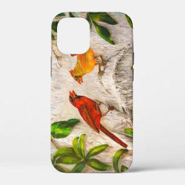 (鳥)ショウジョウコウカンチョウ色彩の鮮やか鳥 iPhone 12 MINI ケース