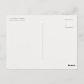 (鳥)ショウジョウコウカンチョウ葬儀記念お礼 ポストカード (裏面)