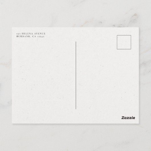 (鳥)ショウジョウコウカンチョウ葬儀記念お礼 ポストカード (裏面)