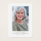 （鳥）ショウジョウコウカンチョウ葬儀記念写真祈りの言葉カード (正面)