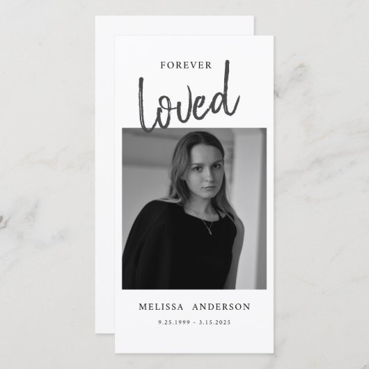 （鳥）ショウジョウコウカンチョウ葬儀記念悔やみや弔慰メモリアルエビテ サンキューカード (正面/裏面)