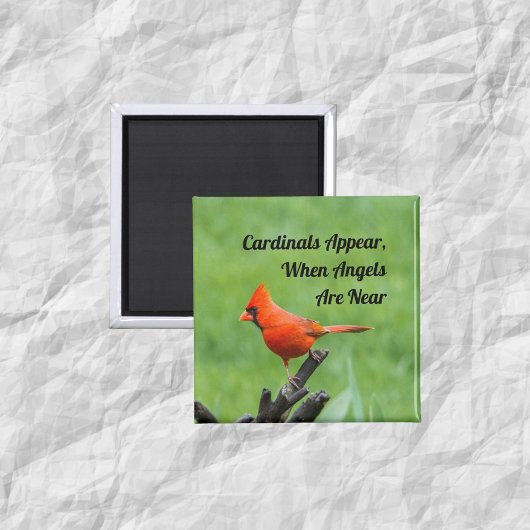 （鳥）ショウジョウコウカンチョウ表示エンジェルズニアマグネットデコール マグネット