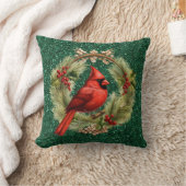 （鳥）ショウジョウコウカンチョウ装飾用クッション クッション (ブランケット)