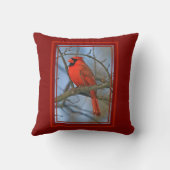 （鳥）ショウジョウコウカンチョウ装飾用クッション クッション (裏面)