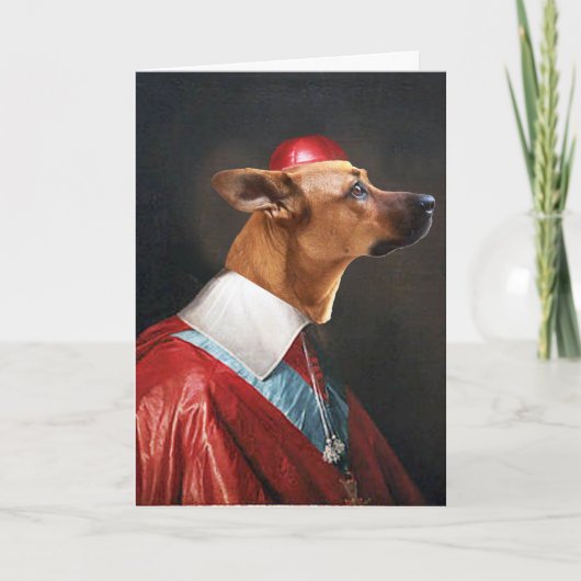 (鳥)ショウジョウコウカンチョウ規則グリーティングカード シーズンカード (正面)