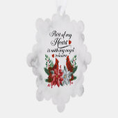 （鳥）ショウジョウコウカンチョウ記念クリスマス オーナメントカード (右)