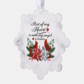 (鳥)ショウジョウコウカンチョウ記念クリスマス オーナメントカード (左)