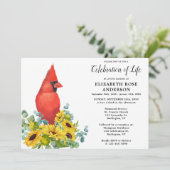 （鳥）ショウジョウコウカンチョウ記念フローラお祝い 招待状 (スタンド正面)