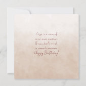 （鳥）ショウジョウコウカンチョウ誕生日カード何歳と言った (裏面)