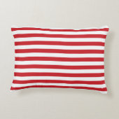 （鳥）ショウジョウコウカンチョウ赤ストライプ色 アクセントクッション (裏面)