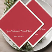 (鳥)ショウジョウコウカンチョウ赤無地の色 スタンダードカクテルナプキン