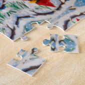 (鳥)ショウジョウコウカンチョウ迷路パズル ジグソーパズル (側面)