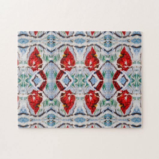 (鳥)ショウジョウコウカンチョウ迷路パズル ジグソーパズル (横)