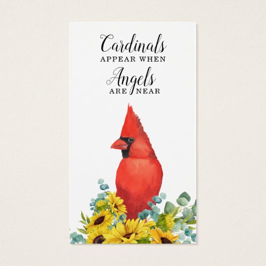 (鳥)ショウジョウコウカンチョウ追悼式祈りの言葉カード付き写真 (裏面)