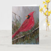 （鳥）ショウジョウコウカンチョウ魔法 カード (黄色い花)