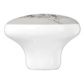 （鳥）ショウジョウコウカンチョウ鳥カスタムセラミックつまみ セラミックノブ (側面)