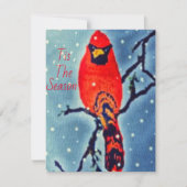 （鳥）ショウジョウコウカンチョウ鳥 シーズンカード (正面)