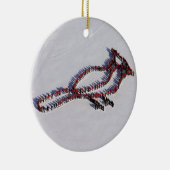 （鳥）ショウジョウコウカンチョウ2010の人のプロジェクトのオーナメント セラミックオーナメント (右)