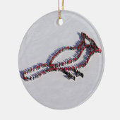 （鳥）ショウジョウコウカンチョウ2010の人のプロジェクトのオーナメント セラミックオーナメント (左)