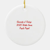 （鳥）ショウジョウコウカンチョウ2010の人のプロジェクトのオーナメント セラミックオーナメント (裏面)