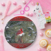 （鳥）ショウジョウコウカンチョウ3097紙プレート ペーパープレート (パーティー)