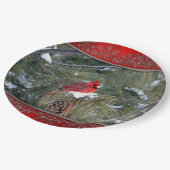 （鳥）ショウジョウコウカンチョウ3097紙プレート ペーパープレート (アングル)