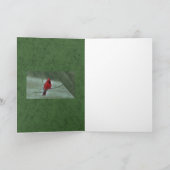 (鳥)ショウジョウコウカンチョウ7532楕円面取り内空白の側 カード (内部)