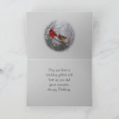 (鳥)ショウジョウコウカンチョウ9191 fv-カスタマイズ任意の大事な行事 カード (内部)