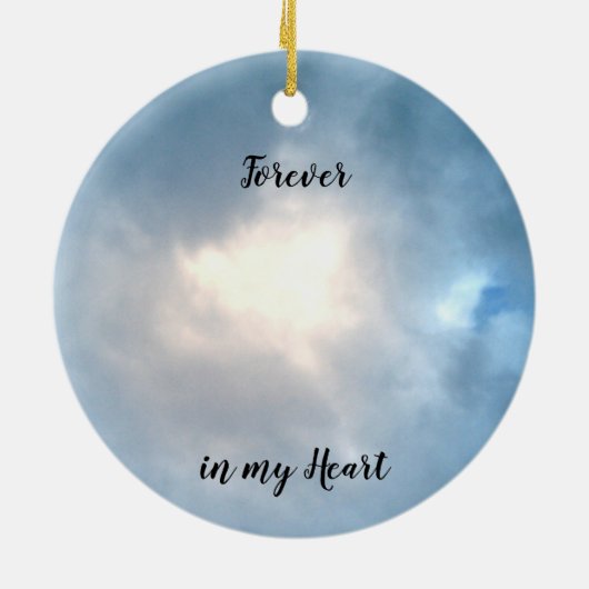 (鳥)ショウジョウコウカンチョウ"そう愛された"詩セラミックオーナメント セラミックオーナメント (裏面)